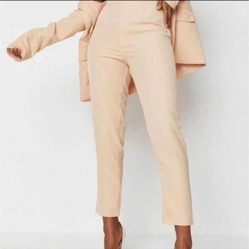 NWOT Missguided Women's Co-Ord Tailored Cigarette Trousers Dress Pants, Sz 12